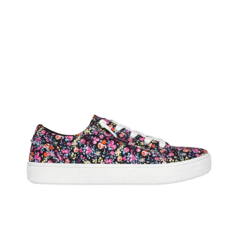Skechers BOBS B EXTRA CUTE Wear-Resistant Slip-Resistant Low-Top Canvas Shoes Women's Black-1