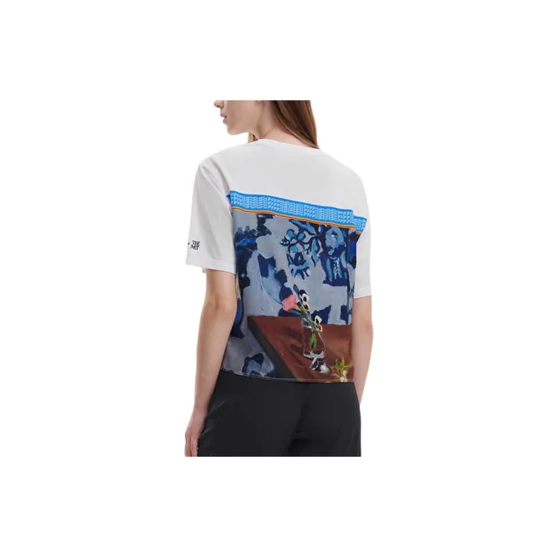 FILA Set in Sleeve T Shirt Women's White-3