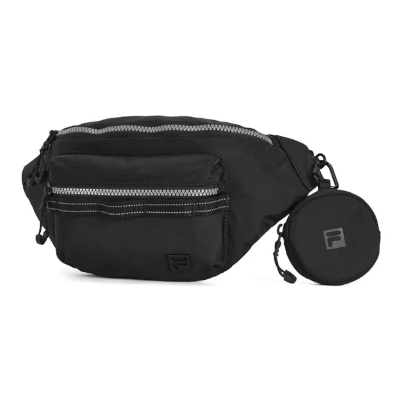 FILA Fabric Fanny Pack Extra Small Men's Jet Black-1