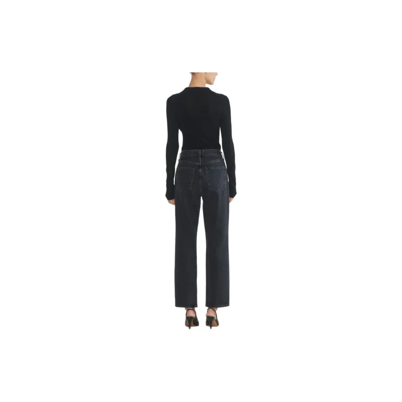 ARITZIA AGOLDE Valen Jean Jeans Women's Washed Black-2