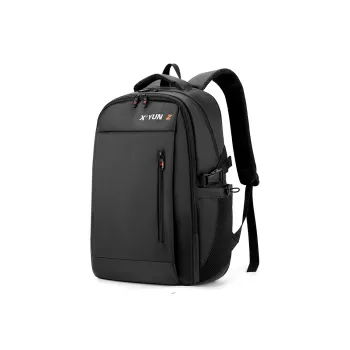 Travel Nylon Backpack Men's Black/Blue/Gray