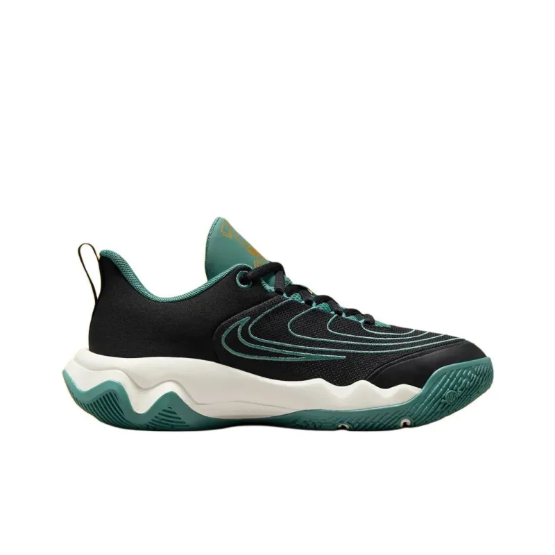 Nike Giannis Immortality 4 Abrasion Resistant Low Top Children's Basketball Shoes Black Unisex-1