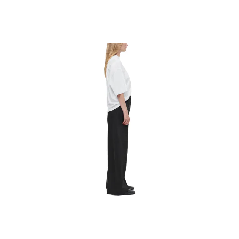 COS Drop Shoulder Sleeve T Shirt Women's White-3