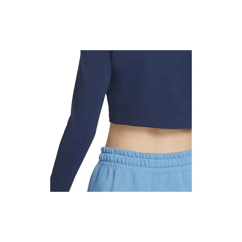 Jordan Set in Sleeve T Shirt Women's Navy Blue-4