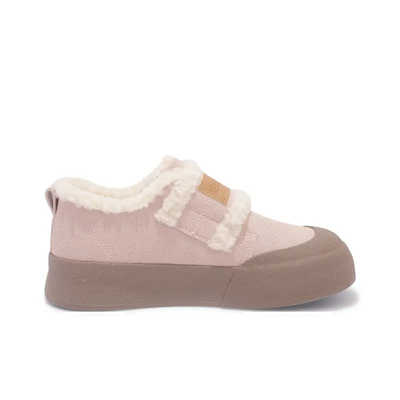 SNXR Thermal Slip Resistant Cushioning Abrasion Resistant Low Top Skateboard Shoes Women's Pink-1