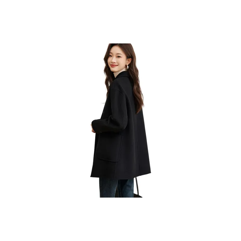 Mo Han Yi Mei Coat Women's Black-2