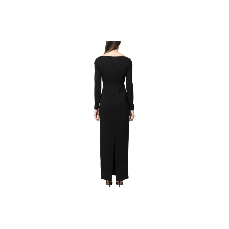 ROLAND MOURET Long sleeved Maxi Dress-2
