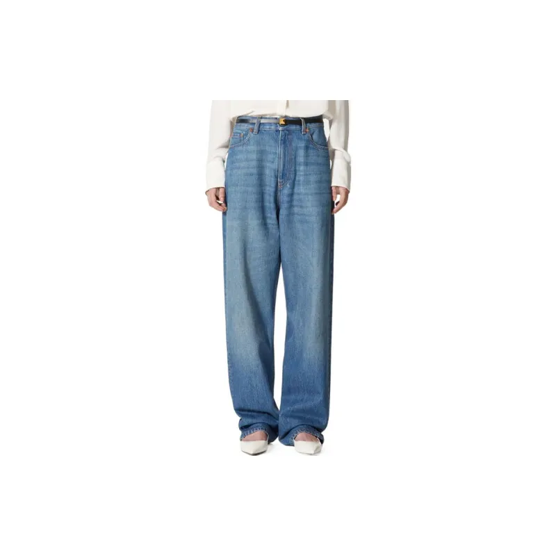 Valentino FW22 Jeans Women's Blue-2
