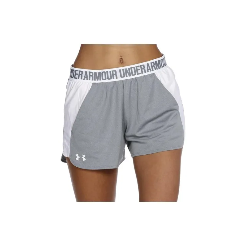 Under Armour Casual Shorts Women's Gray White-3