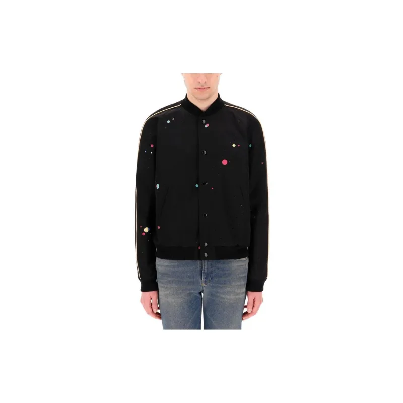 SAINT LAURENT SS23 Jackets Coats Men's Black-3