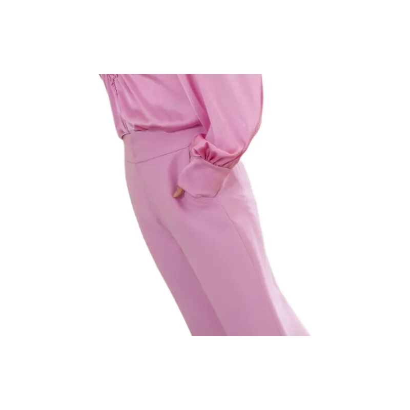 BESIONIA FW24 Casual Pants Women's Pink Purple-3