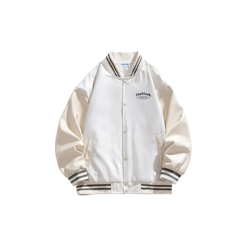 FONDLOOK Baseball Jacket Unisex-3