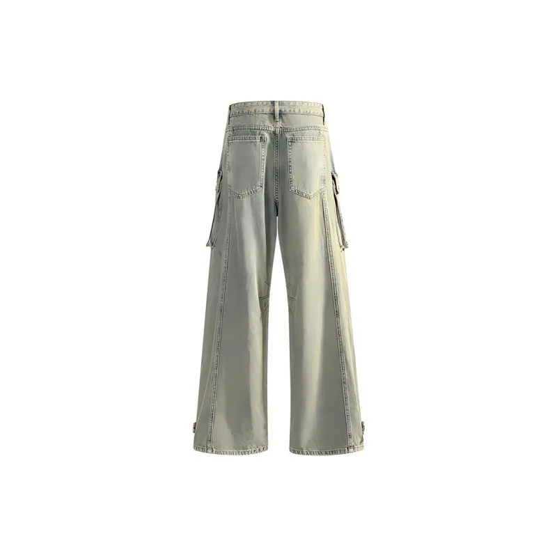 YINLEI Jeans Women's Yellow-1