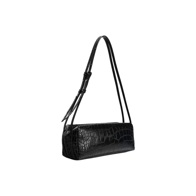 ZARA PU Shoulder Bag Small Size Women's Black-1