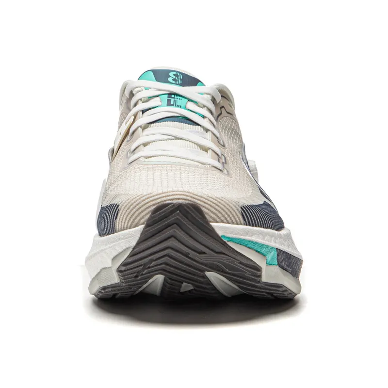 LiNing Liuliu 8 Cushioned Slip-Resistant Abrasion-Resistant Breathable Low-Top Running Shoes Men's Gray Blue-3