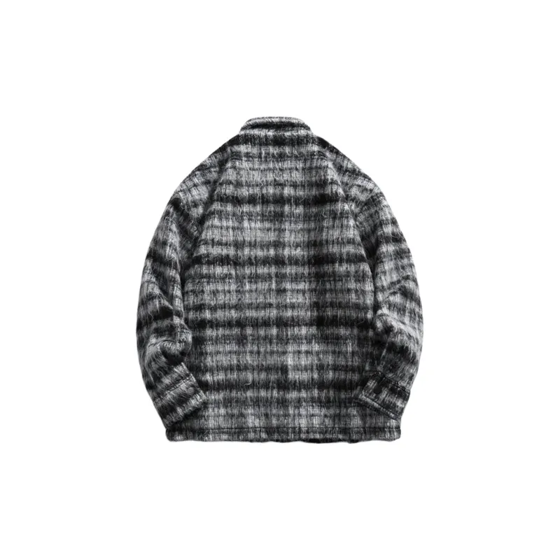 PEIMENG Jackets Coats Unisex Matte Black-1