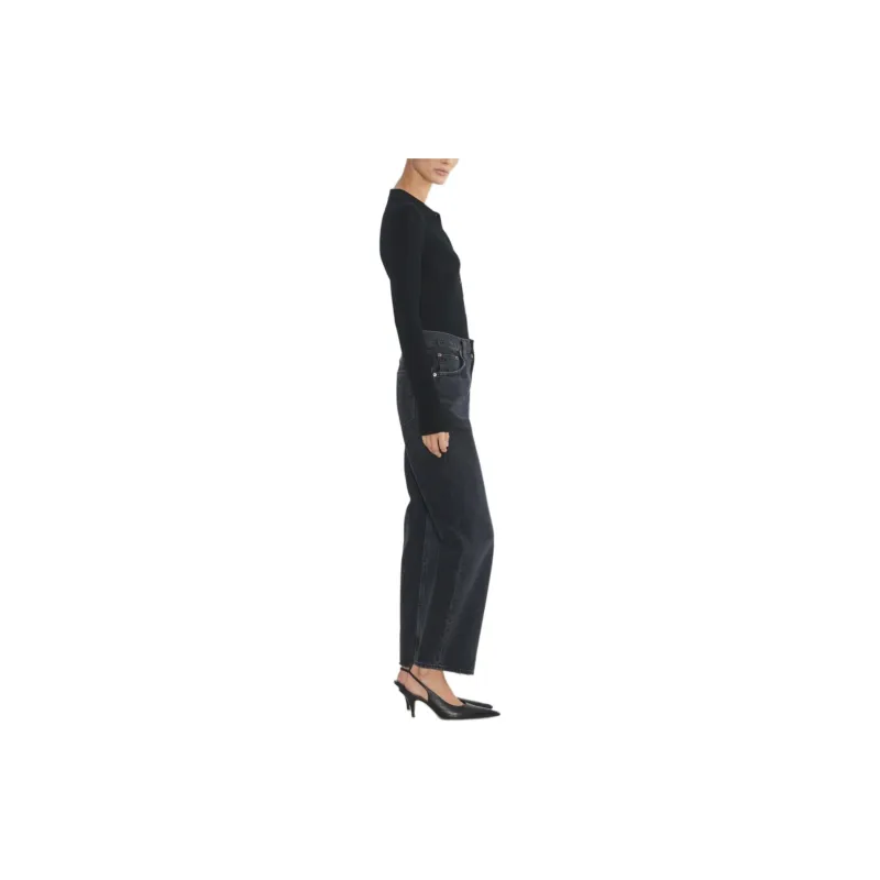 ARITZIA AGOLDE Valen Jean Jeans Women's Washed Black-3