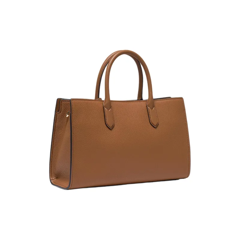 MICHAEL KORS Cow Leather Shoulder Bag, Crossbody Bag, Handbag Medium Size Women's Leather Brown-1