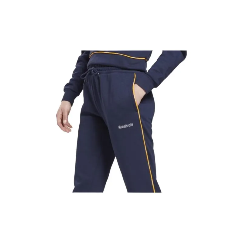 Reebok Knitted Sports Pants Women's Navy Blue-5