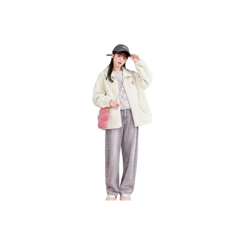 ZIHAN x Milk Puff Velvet-feel Coat Women's-2