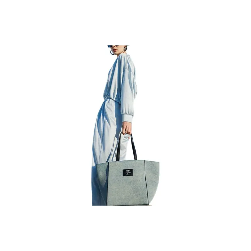 BESIONIA SS24 Cropped Coats Women's Light Blue-5