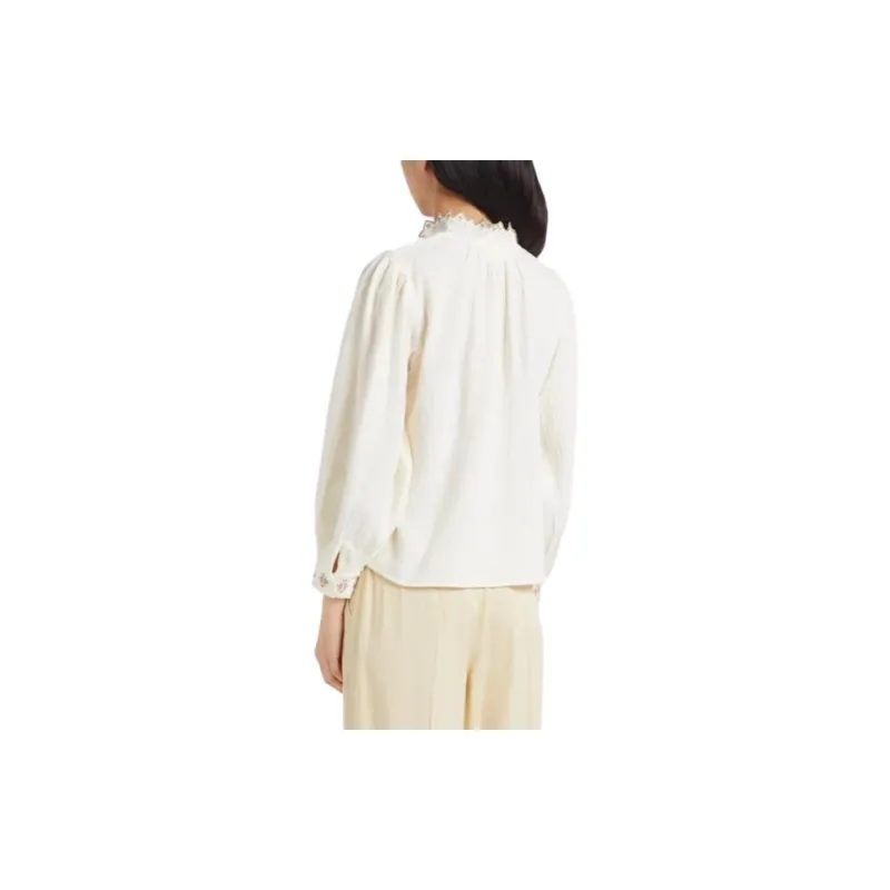 BA&SH Cara Seersucker Blouse-4