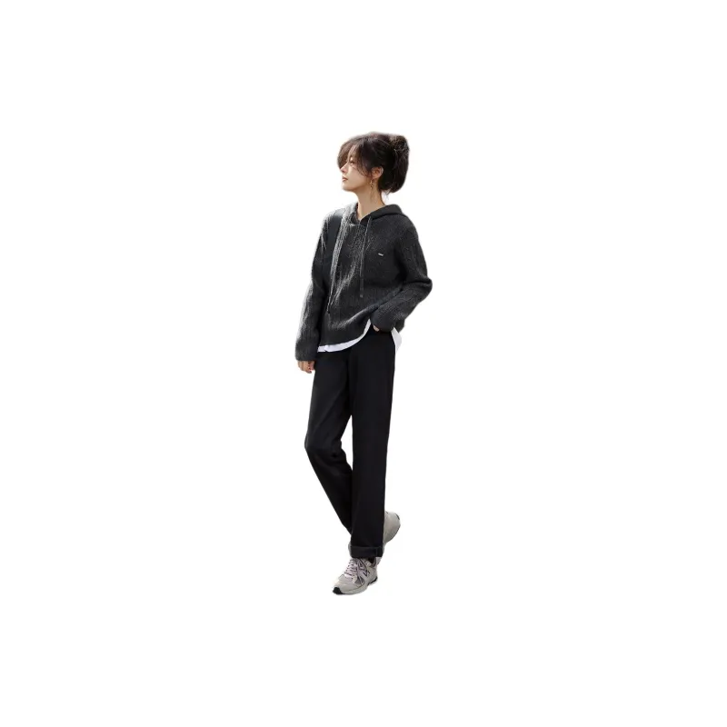 Mo Han Yi Mei Sweatshirt Women's Dark Heather Gray-2