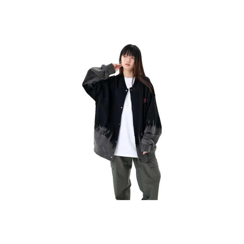 OTB Baseball Jacket Unisex Black-6