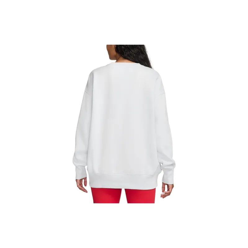 Nike LiverpoolFC FW24 Phoenix Fleece Third Sweatshirt Women's Pure Platinum/White-1