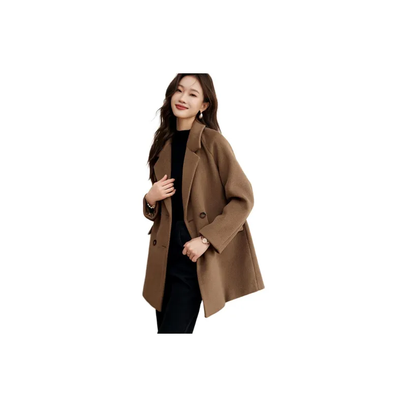Mo Han Yi Mei Coat Women's Coffee-1