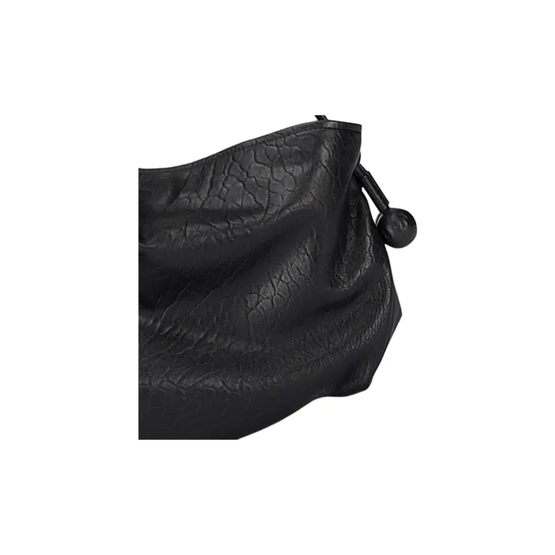 MARNI Sheepskin Shoulder Bag Small Size Women's Black-2