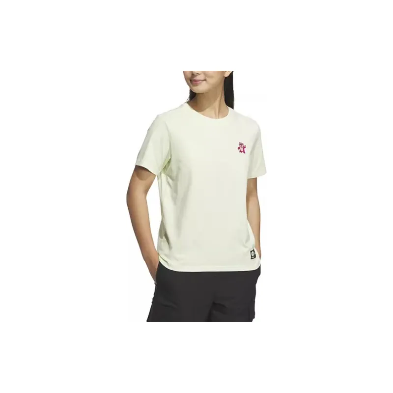 Adidas Neo Adidas Neo X Strawberry Bear Co branded SS23 T Shirts Women's Ecru-3