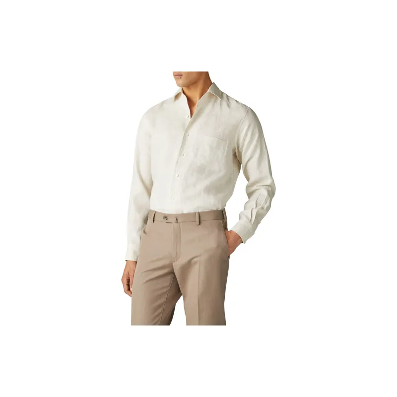 Loro Piana Shirts Men Ecru-2