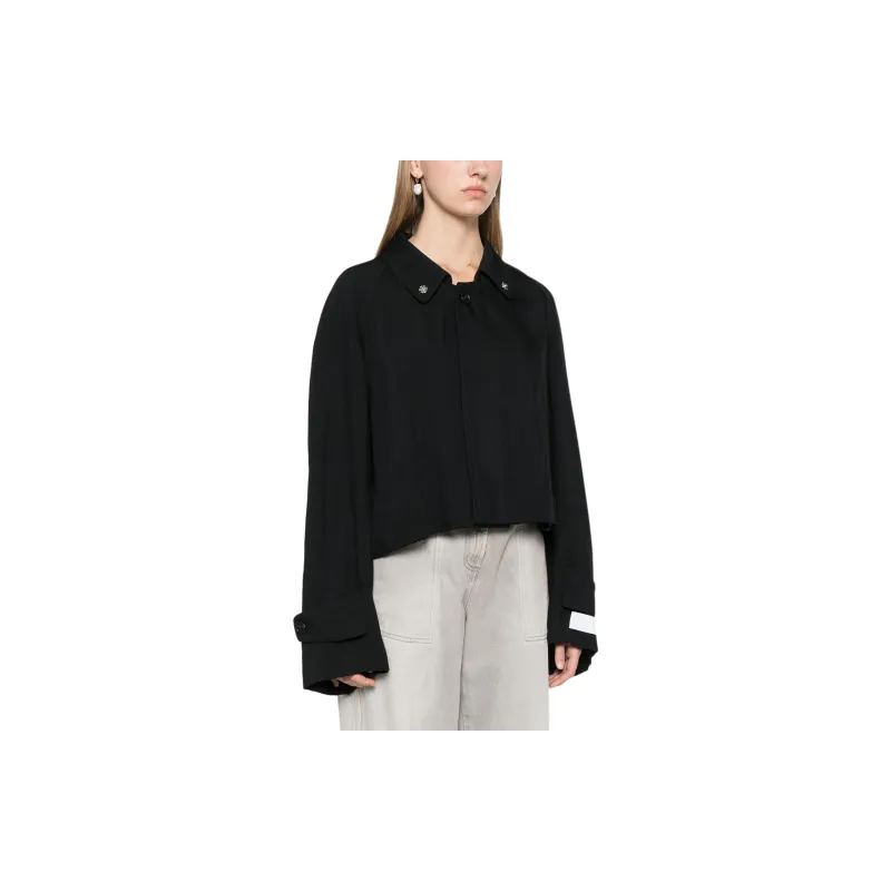 MM6 Maison Margiela Pleated Twill Jacket-2