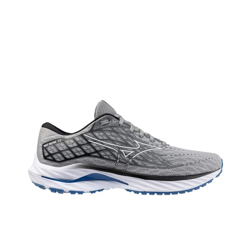 Mizuno Wave Inspire 20 2E Wide 'Harbor Mist Federal Blue'-1