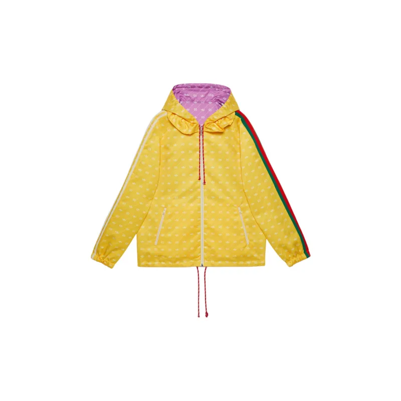 GUCCI X Adidas Reversible Jacket Yellow/Purple-1