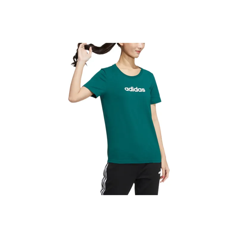 Adidas Neo T Shirt Women's Forest Green-2