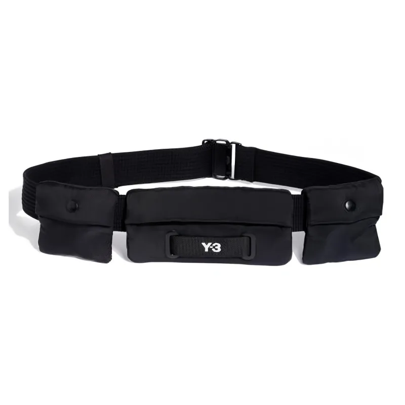 Y-3 Polyamide Fanny Pack Small Size Unisex Black-0