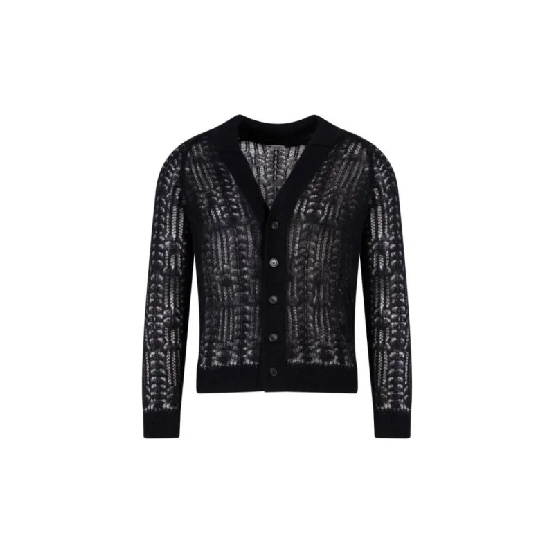 SAINT LAURENT Button down Fitted Cardigan-2