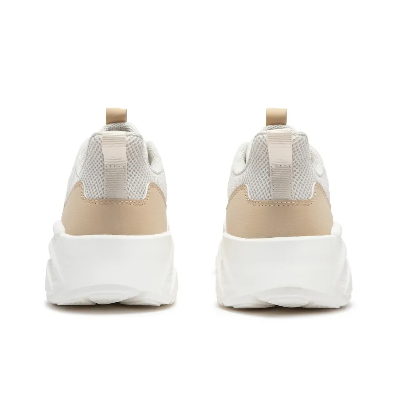 361° Shock Absorbers With Slip Resistant Features Low Top Casual Shoes Men's White Yellow-5