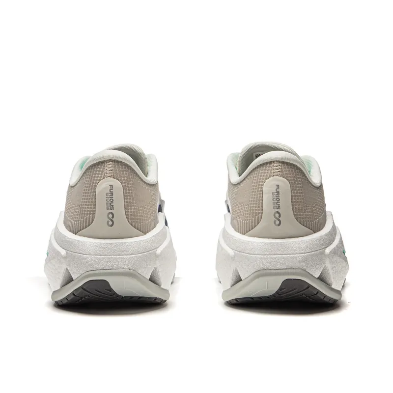 LiNing Liuliu 8 Cushioned Slip-Resistant Abrasion-Resistant Breathable Low-Top Running Shoes Men's Gray Blue-5