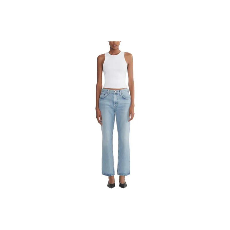 ARITZIA AGOLDE Valen Jean Jeans Women's Harmonic/Light Blue-1