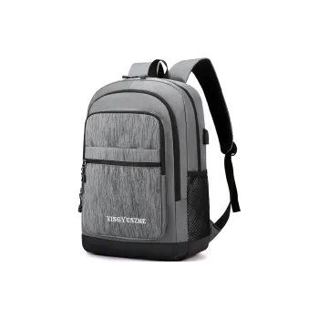 Travel Nylon Backpack Unisex Black/Gray/Brown/Dark Blue