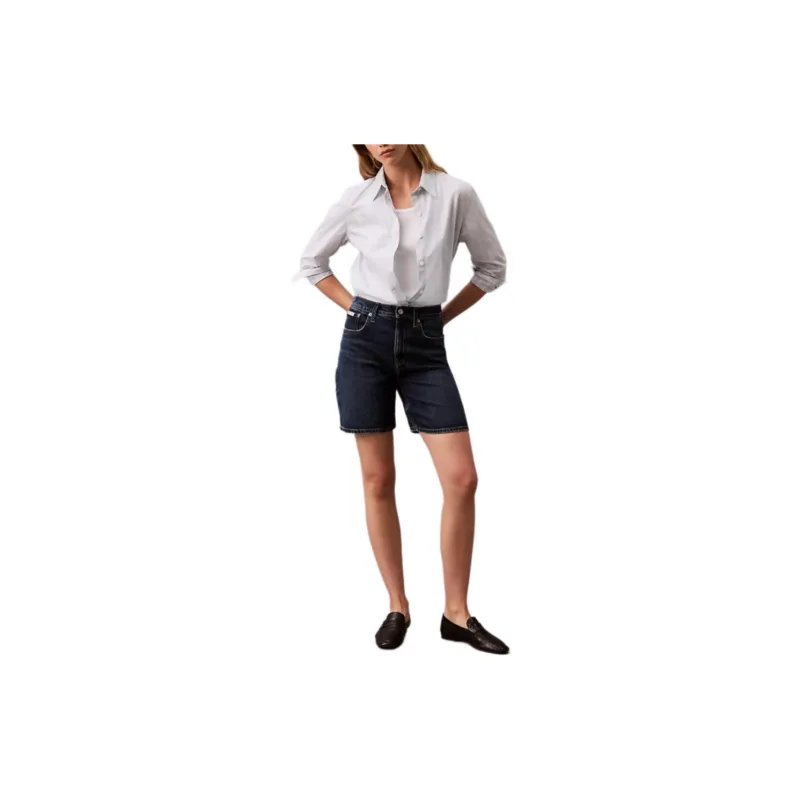 CALVIN KLEIN Denim Shorts Women's Blue-2