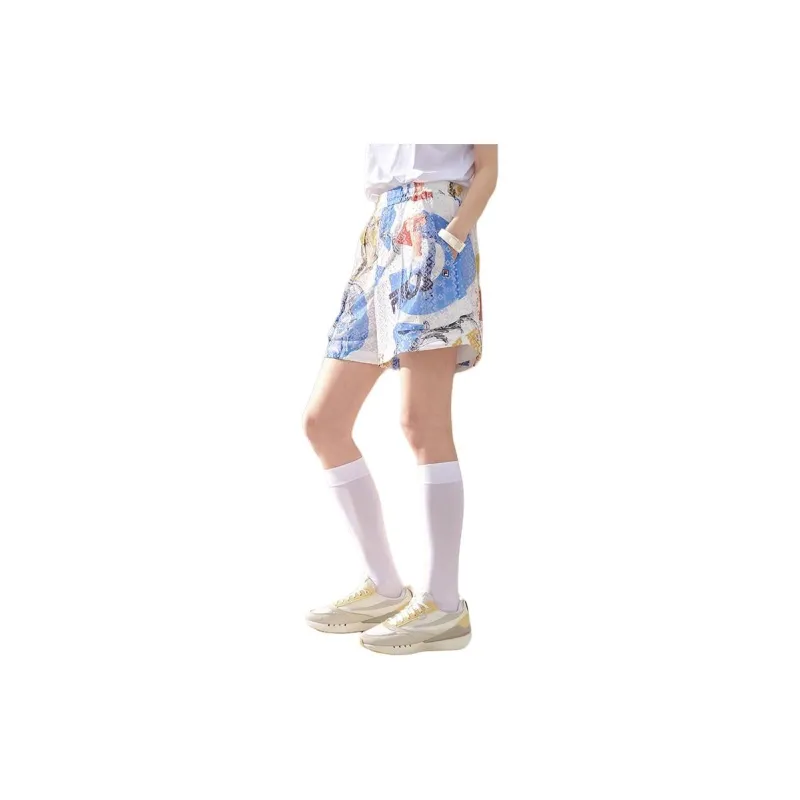 FILA Casual Shorts Women's All Over Print-4