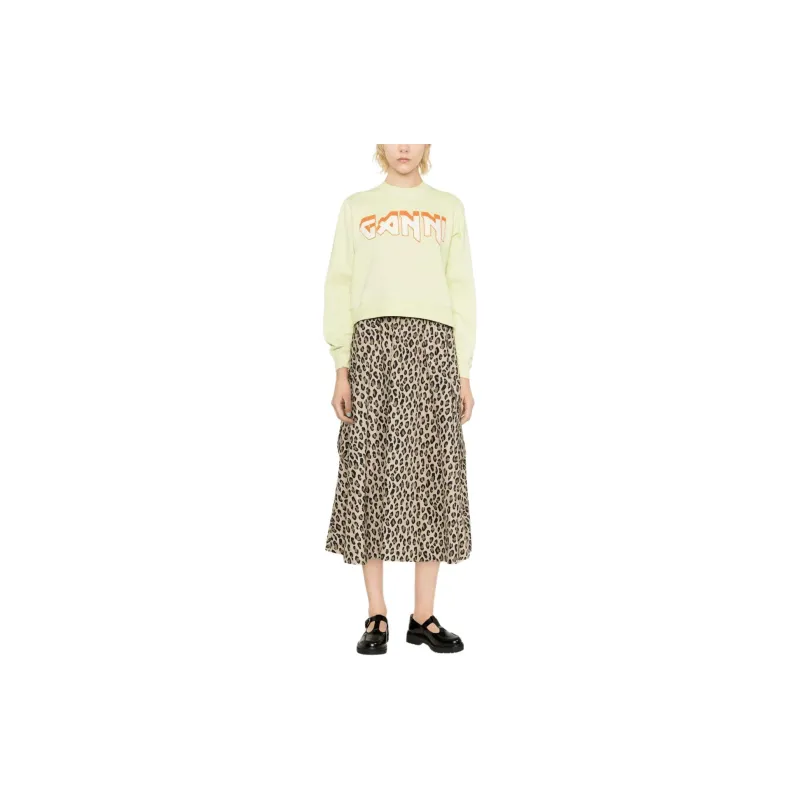 GANNI Sweatshirts Women's Lily Green-2