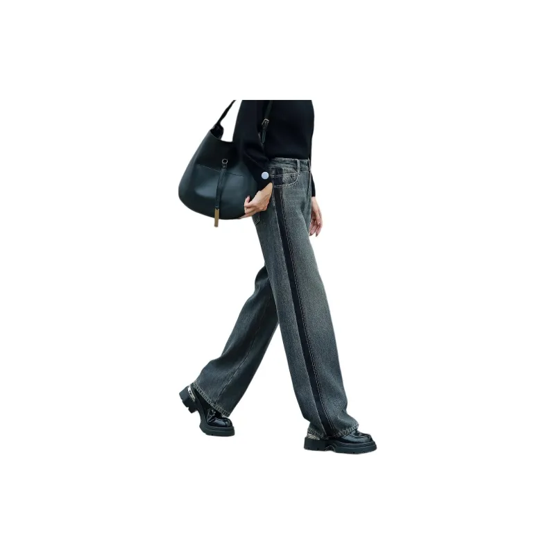 【dme】 Jeans Women's Dark Denim Blue-4