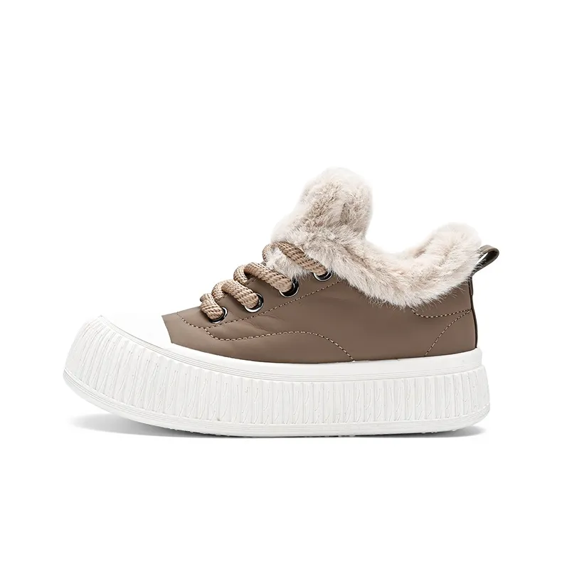 POLAR BEAR Warm Cushioning Low-Top Skateboard Shoes Women's-4