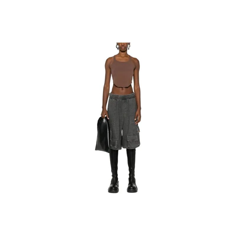 Rick Owens DRKSHDW Basic Tank Cropped Top-1