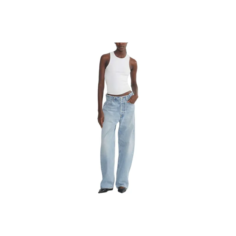 ARITZIA Citizens Of Humanity Gwendoline Scrunch Jean Jeans Women's Dakota/Light Blue-1
